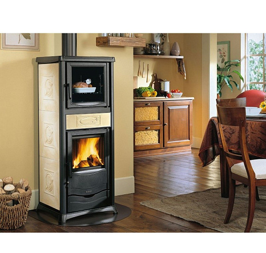 La Nordica-Extraflame rossella plus forno evo liberty pergamena_3