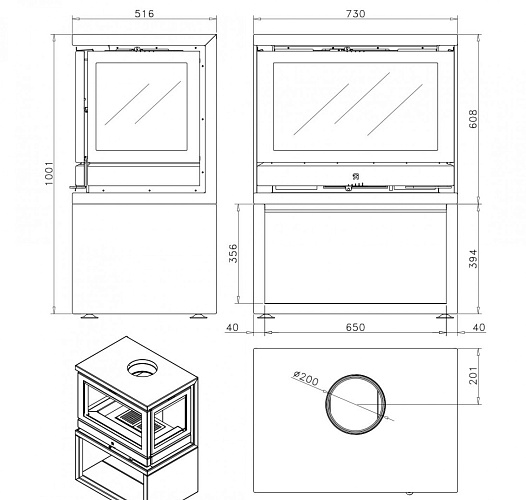 Печь HABIT TC (Rocal)_1