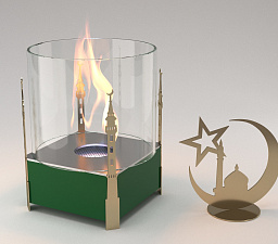 Настольный биокамин Lux Fire Мечеть Lux Fire Мечеть