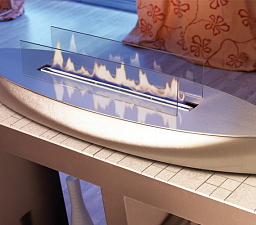 Настольный биокамин Spartherm Ebios-fire Elipse Base стальной Spartherm Ebios-fire Elipse Base стальной
