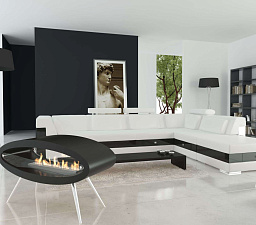 Напольный биокамин Decoflame Ellipse Floor черный Decoflame Ellipse Floor черный