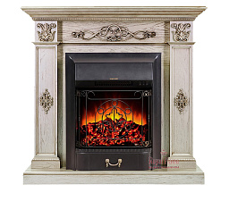 Каминокомплект Royal Flame Derby очаг Majestic FX Black old silver Royal Flame Derby очаг Majestic FX Black old silver