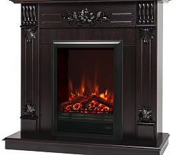 Электрический каминокомплект RealFlame Ottawa STD DN очаг Eugene темный орех RealFlame Ottawa STD DN очаг Eugene темный орех