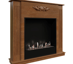 Каминокомплект Firezo Luxemburg, Темный дуб Firezo Luxemburg, Темный дуб