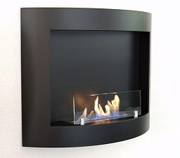 Настенный биокамин DP design Curvo Nero черный DP design Curvo Nero черный