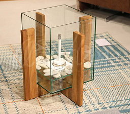 Напольный биокамин Art Flame QUADRO WOODLINE Art Flame QUADRO WOODLINE